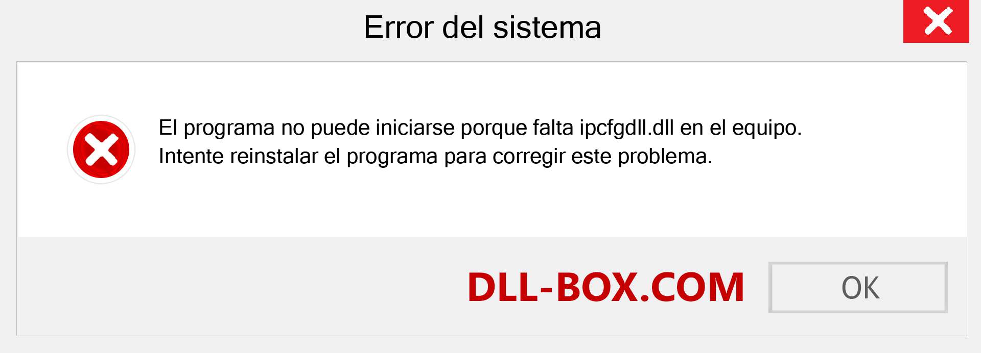 ¿Falta el archivo ipcfgdll.dll ?. Descargar para Windows 7, 8, 10 - Corregir ipcfgdll dll Missing Error en Windows, fotos, imágenes